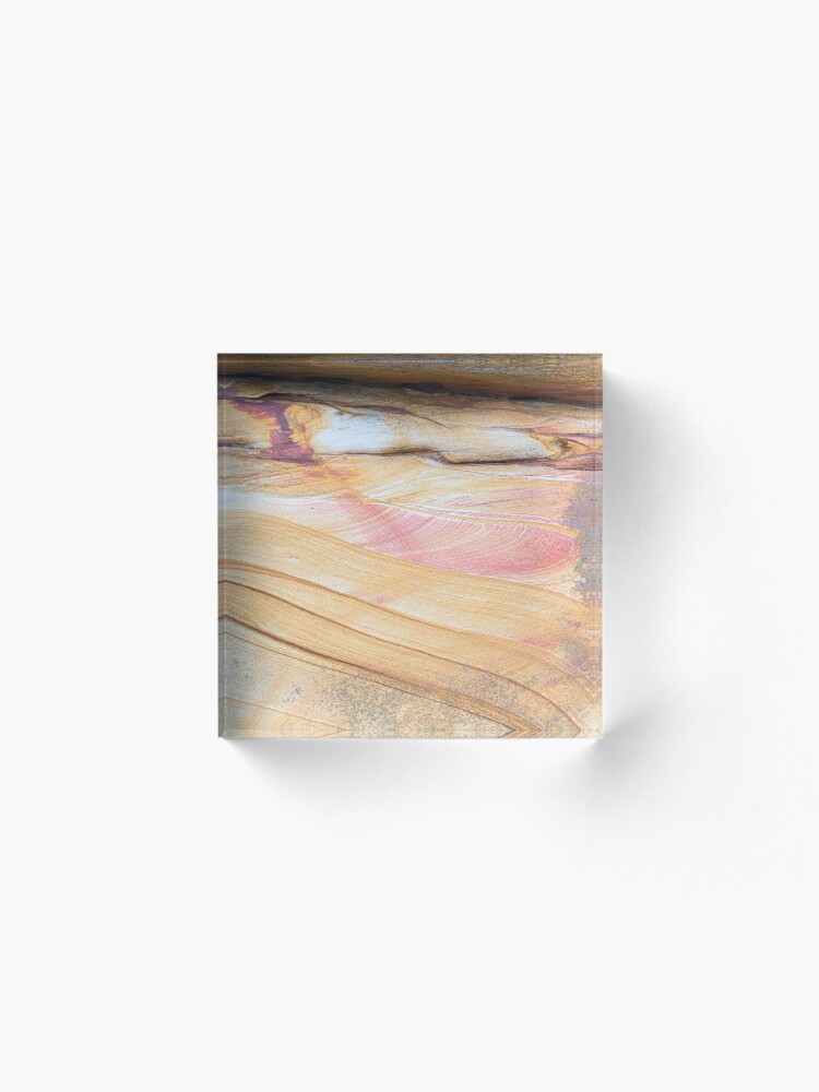 Alternate view of Beautiful old stone patterns Acrylic Block