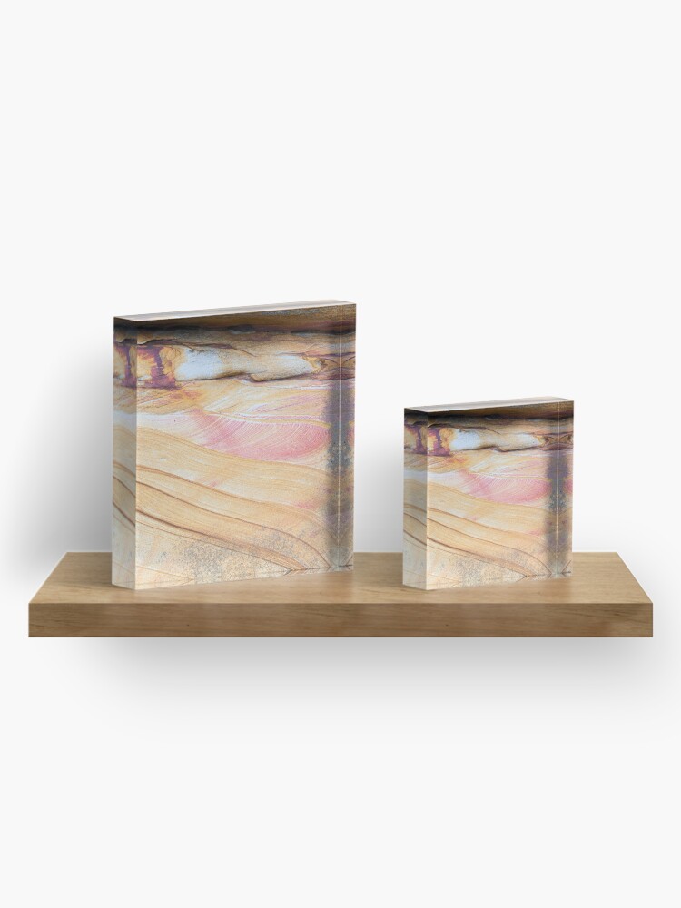 Alternate view of Beautiful old stone patterns Acrylic Block