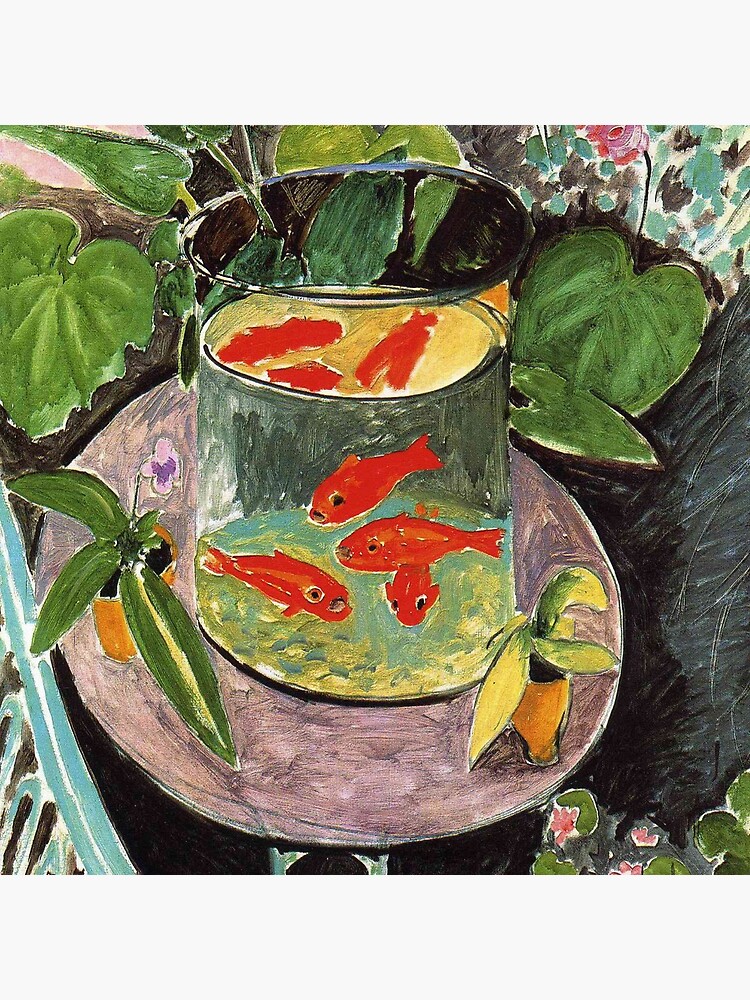 Henri Matisse Goldfish 1911, Goldfishes Artwork, Men, Women, Youth by clothorama