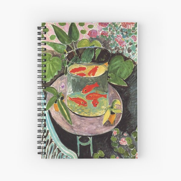 Henri Matisse Goldfish 1911, Goldfishes Artwork, Men, Women, Youth Spiral Notebook