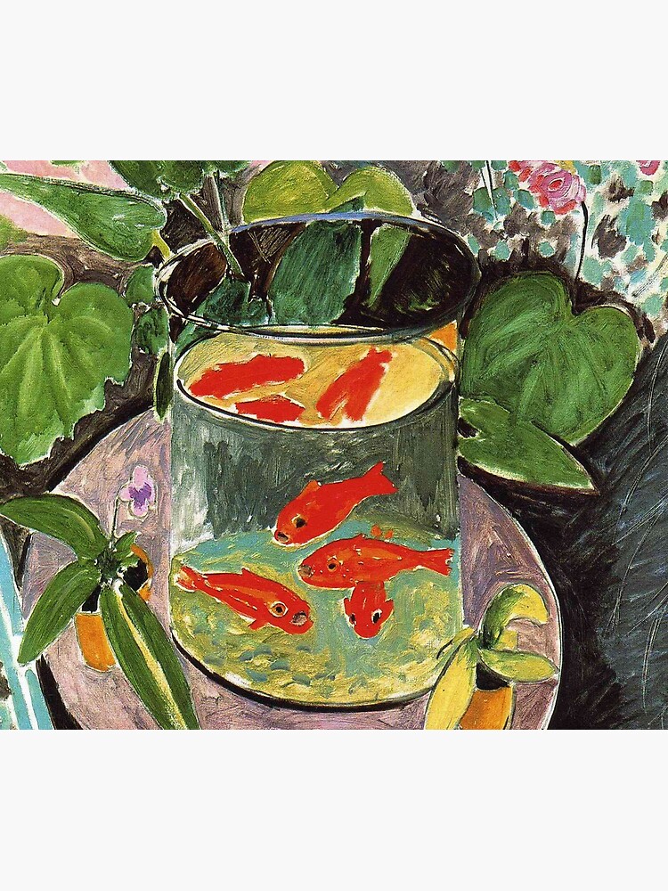 Henri Matisse Goldfish 1911, Goldfishes Artwork, Men, Women, Youth by clothorama