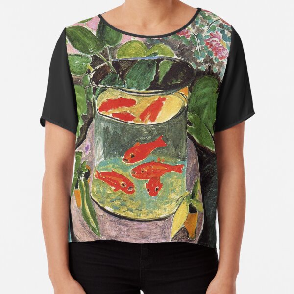 Henri Matisse Goldfish 1911, Goldfishes Artwork, Men, Women, Youth Chiffon Top