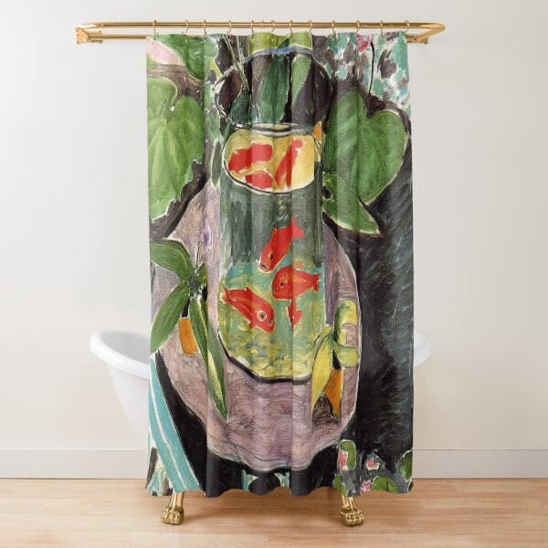 Henri Matisse Goldfish 1911, Goldfishes Artwork, Men, Women, Youth Shower Curtain