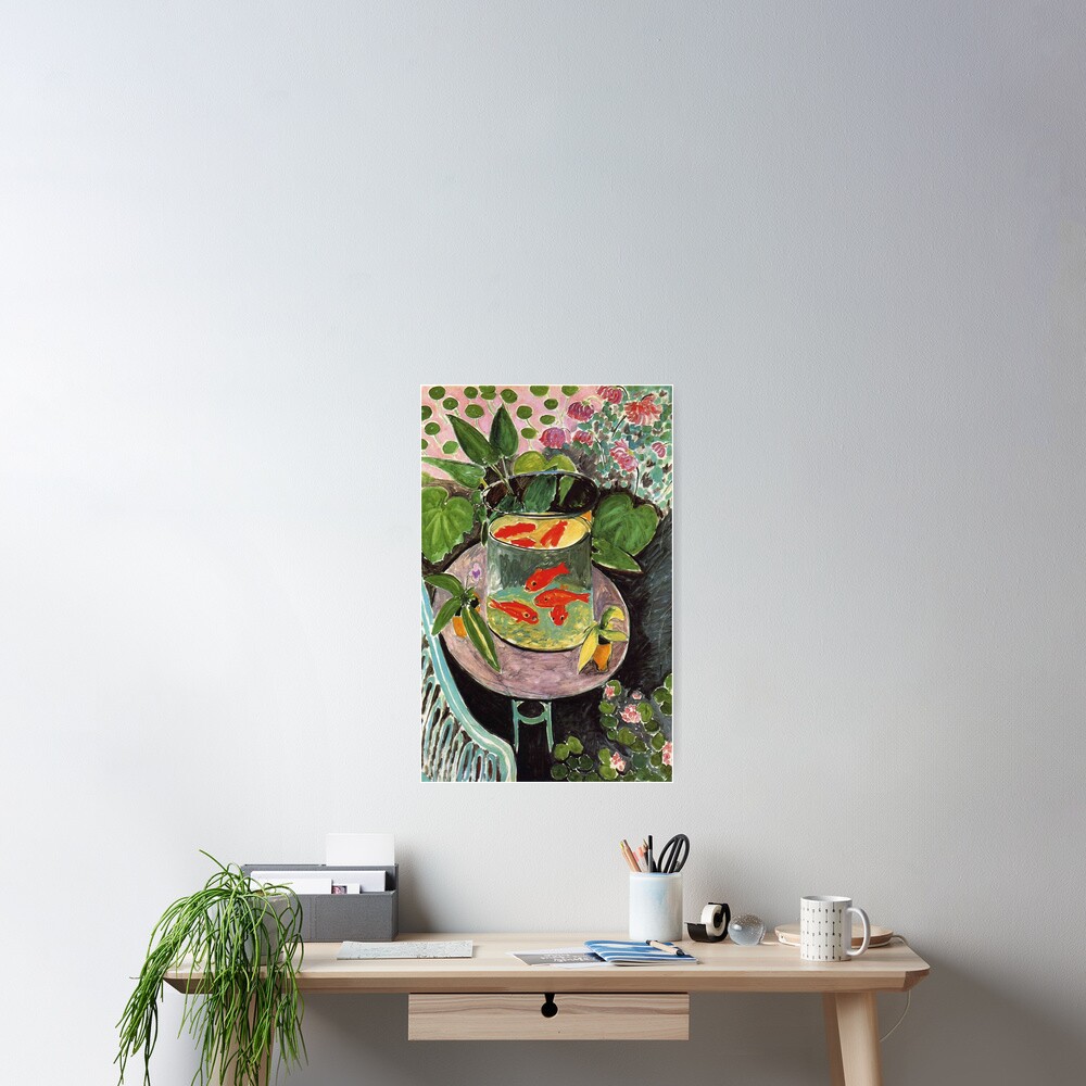 Henri Matisse Goldfish 1911, Goldfishes Artwork, Men, Women, Youth Poster