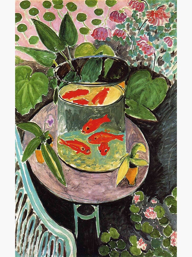Henri Matisse Goldfish 1911, Goldfishes Artwork, Men, Women, Youth by clothorama