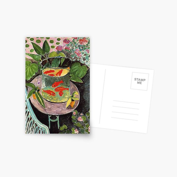 Henri Matisse Goldfish 1911, Goldfishes Artwork, Men, Women, Youth Postcard