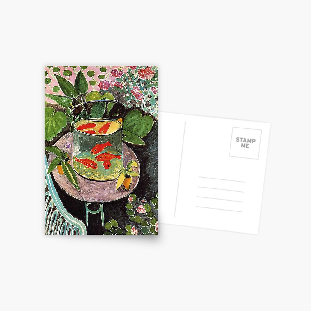 Henri Matisse Goldfish 1911, Goldfishes Artwork, Men, Women, Youth Postcard