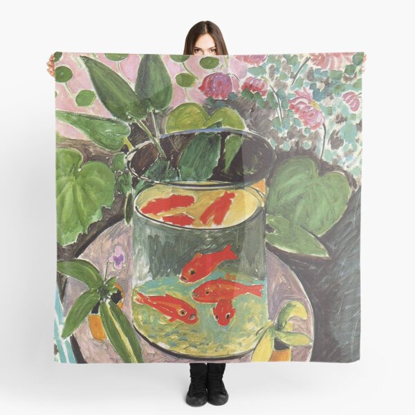 Henri Matisse Goldfish 1911, Goldfishes Artwork, Men, Women, Youth Scarf