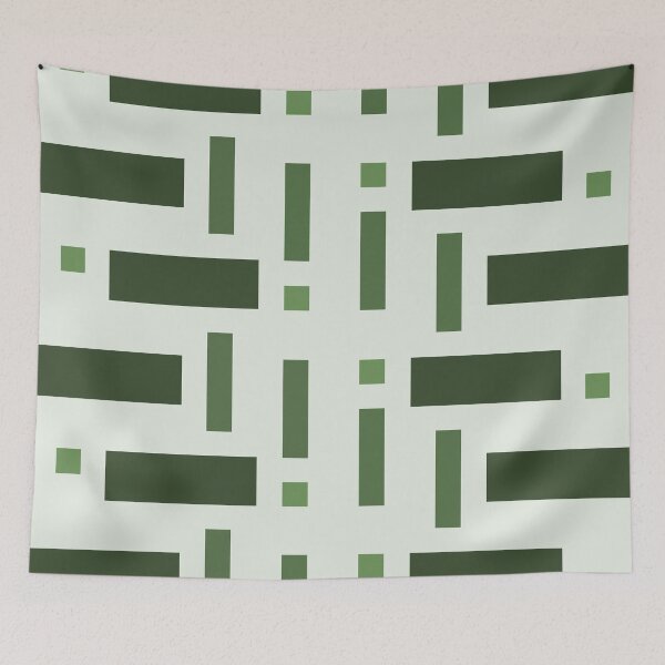 Item preview, Pattern of Squares in Green designed and sold by Istvan Ocztos.