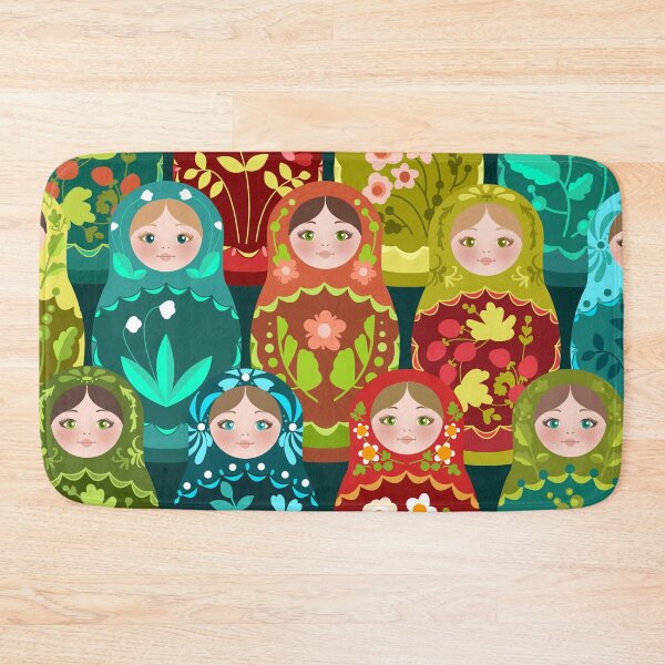 Item preview, Matryoshka Doll Pattern designed and sold by Bethany Gustafson.