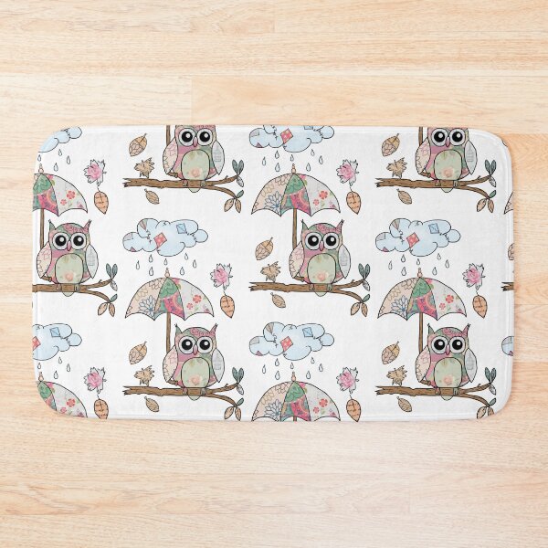 Item preview, Owl in rain designed and sold by Blumchen.