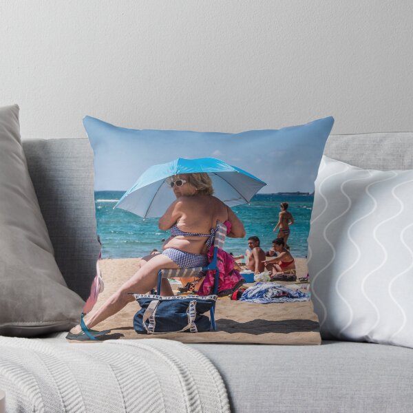 Item preview, Sunbathers with a parasol designed and sold by Martin Langer.