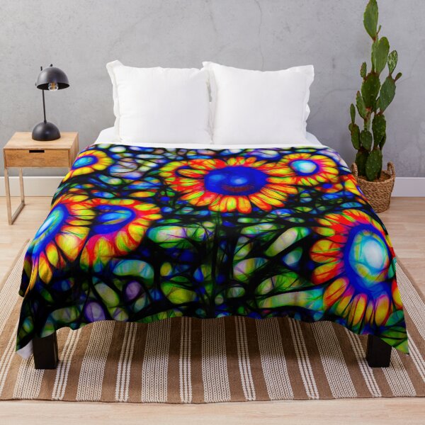 Item preview, Stained Glass Sunflowers designed and sold by Londonimages.