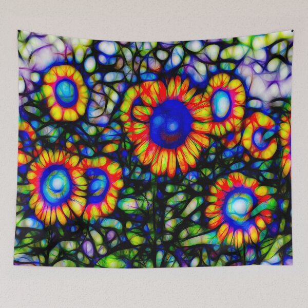 Item preview, Stained Glass Sunflowers  designed and sold by Londonimages.