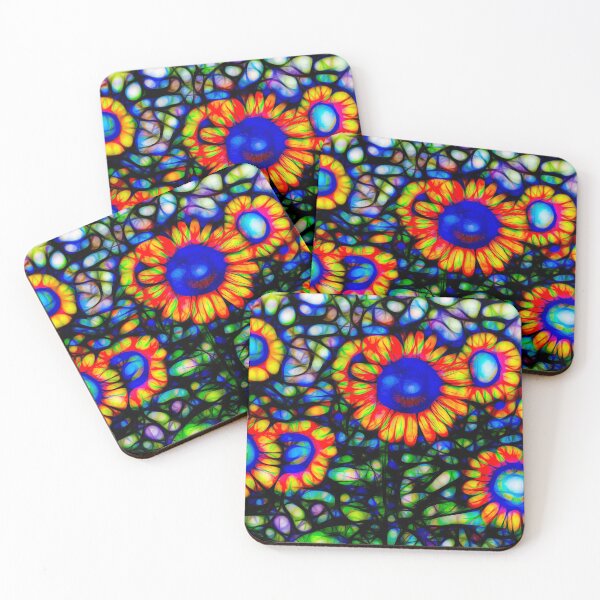 Item preview, Stained Glass Sunflowers  designed and sold by Londonimages.