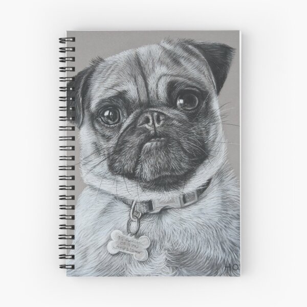 Item preview, Pug! Monochrome Pug!  designed and sold by bizzielizzieart.