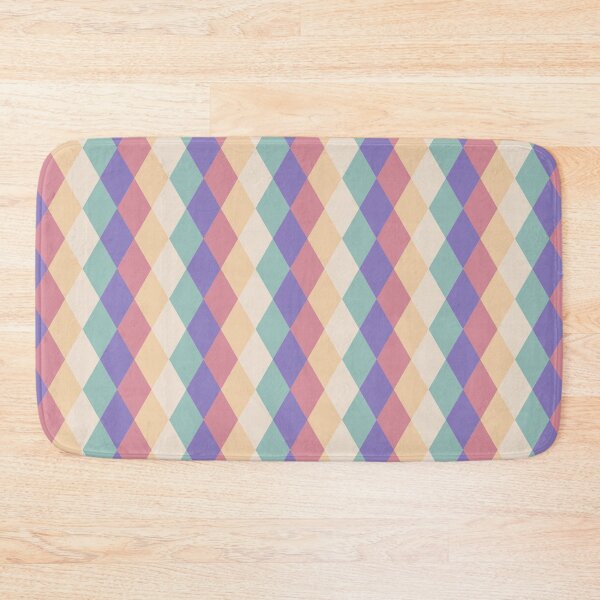Item preview, Harlequin Five Color Pastel Diamond Geometric Pattern designed and sold by TheFaithful.