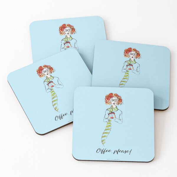 Item preview, Coffee, Please! designed and sold by FanitsaArt.