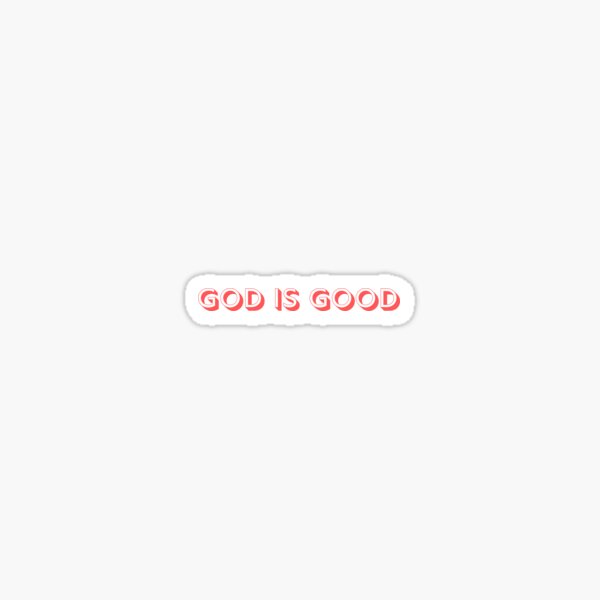 Christian Bible Verse Stickers - God is Good - PlanningFaithCo