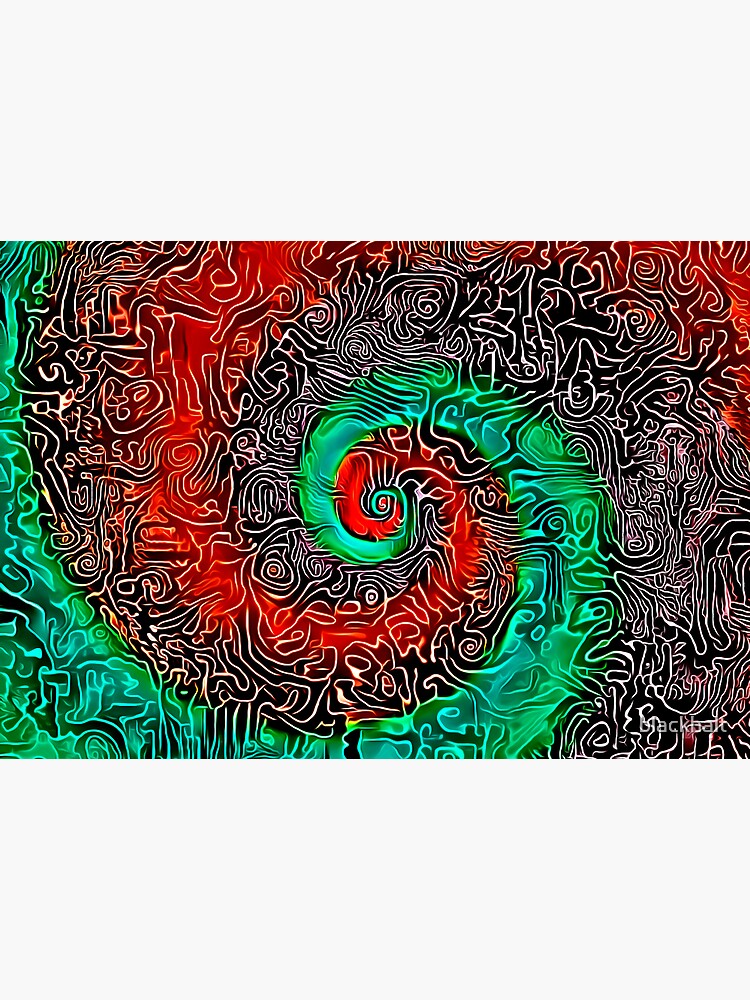 Abstract Golden spiral by blackhalt
