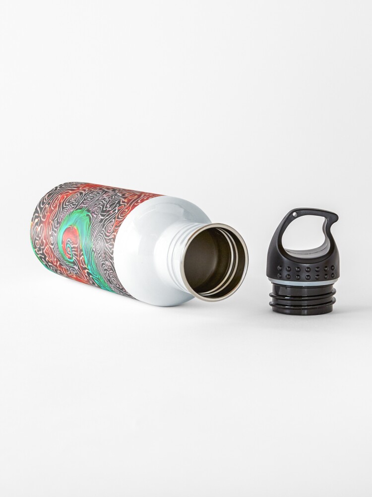 Alternate view of Abstract Golden spiral Water Bottle