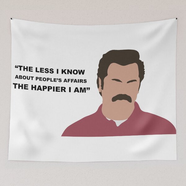 Aperçu de l'œuvre Ron Swanson Citation créée et vendue par ernest0.
