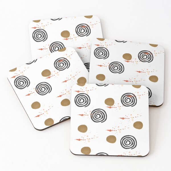 Item preview, Swirls and Dots Pattern designed and sold by GrimalkinStudio.