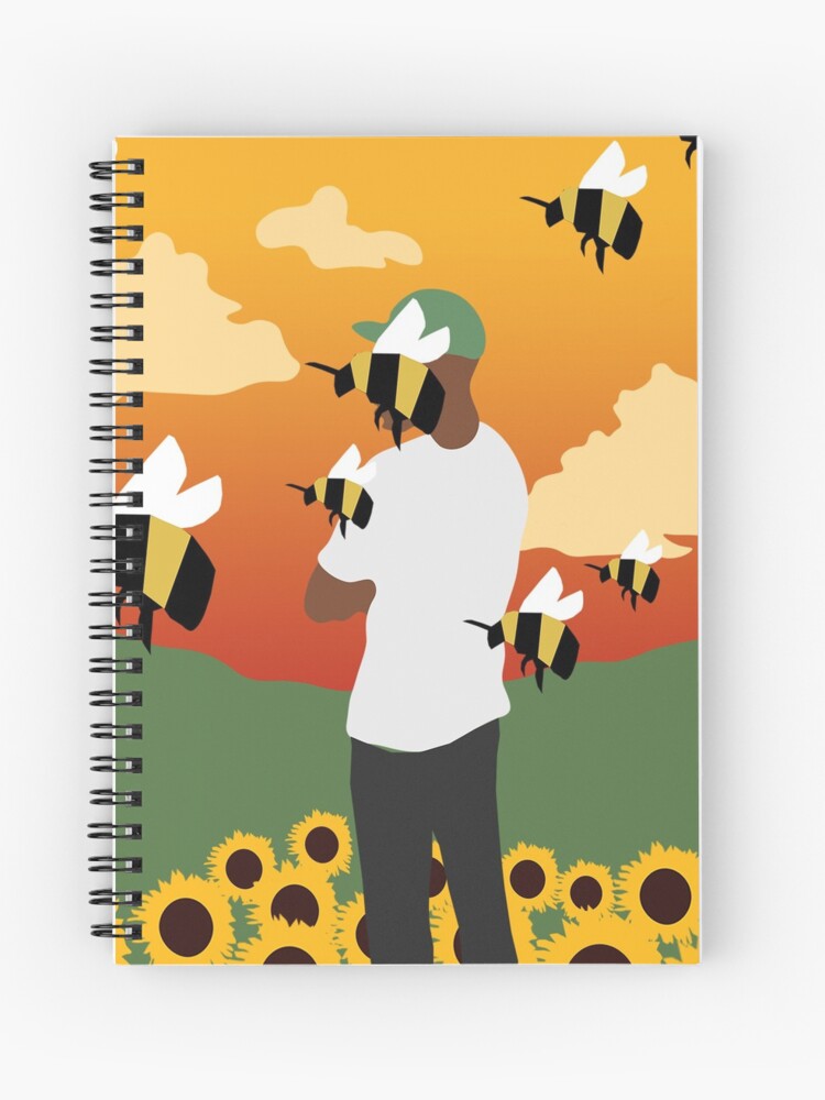 Flower Boy Minimalist Album Cover Spiral Notebook for Sale by ernest0