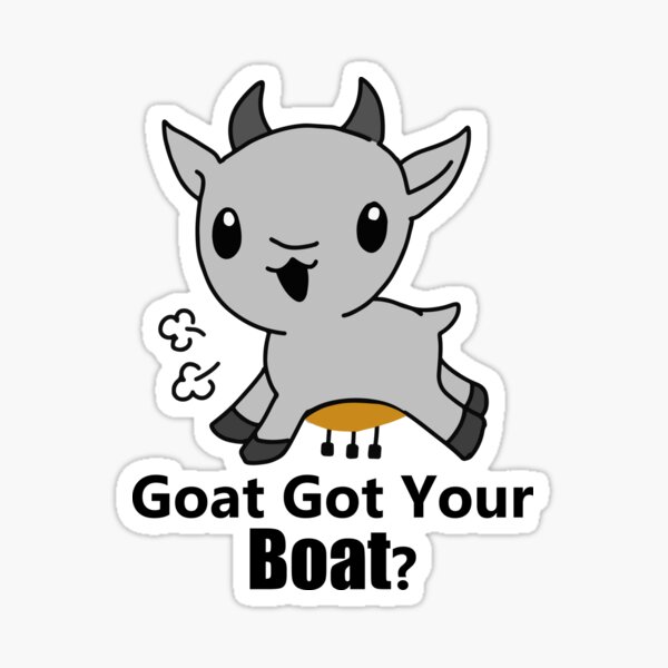 Item preview, Goat Got Your Boat? designed and sold by Olivia Olson.