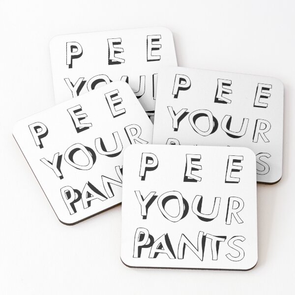 Item preview, Pee Your Pants (B&W)  designed and sold by Max Ridenour.