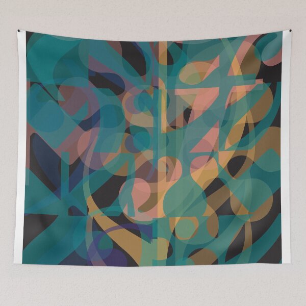 Item preview, Blue Yellow Black Simphony II – Collage with notes and musical elements designed and sold by STYLE + EXPRESSION.