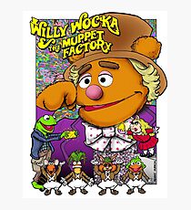 Willy Wocka and the Muppet Factory Photographic Print