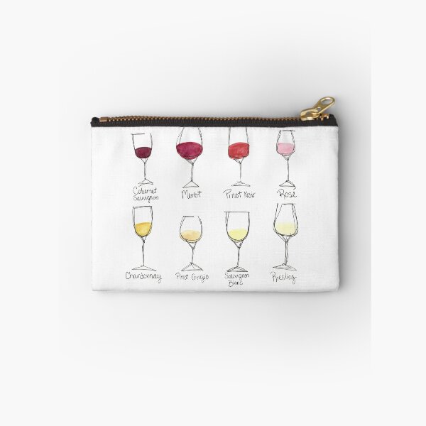 Item preview, Wine Glass Colors Watercolor designed and sold by LizzieTishArtCo.