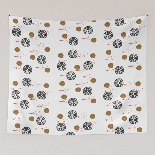 Item preview, Swirls and Dots Pattern designed and sold by GrimalkinStudio.