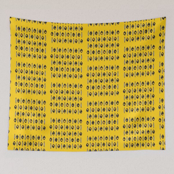 Item preview, Electric Tribal Pattern in Gold designed and sold by GrimalkinStudio.