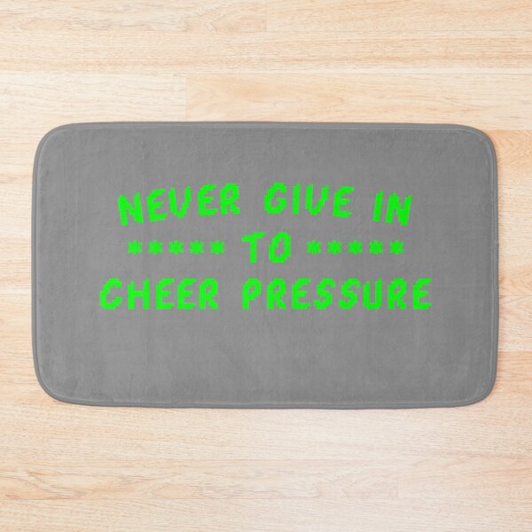 Item preview, Never Give In To CHEER PRESSURE (Retro Computer Font) designed and sold by countercolour.