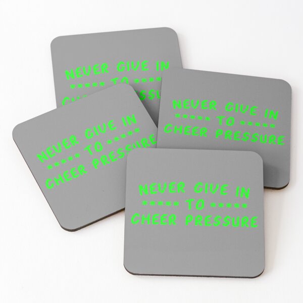 Item preview, Never Give In To CHEER PRESSURE (Retro Computer Font) designed and sold by countercolour.