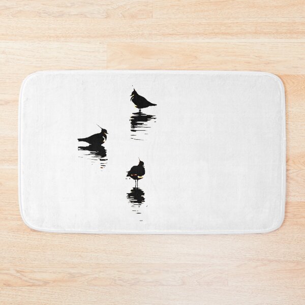 Item preview, Stylized trio of lapwings artwork Waterbird collection designed and sold by derbyshireduck.