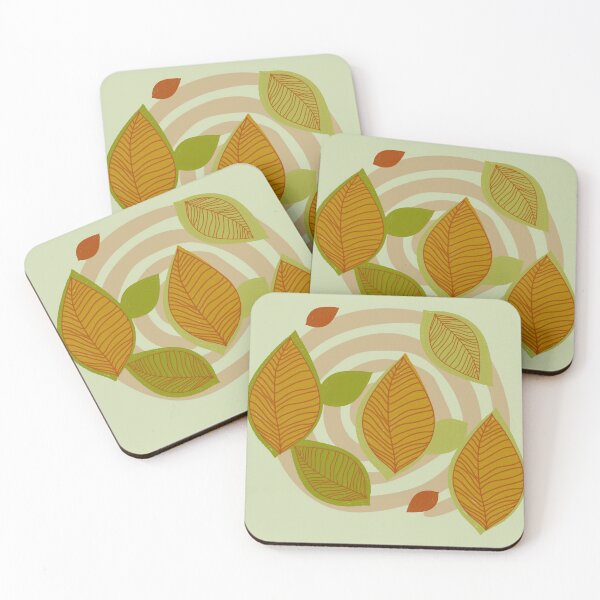 Item preview, Looking to Fall Green Pattern designed and sold by GrimalkinStudio.