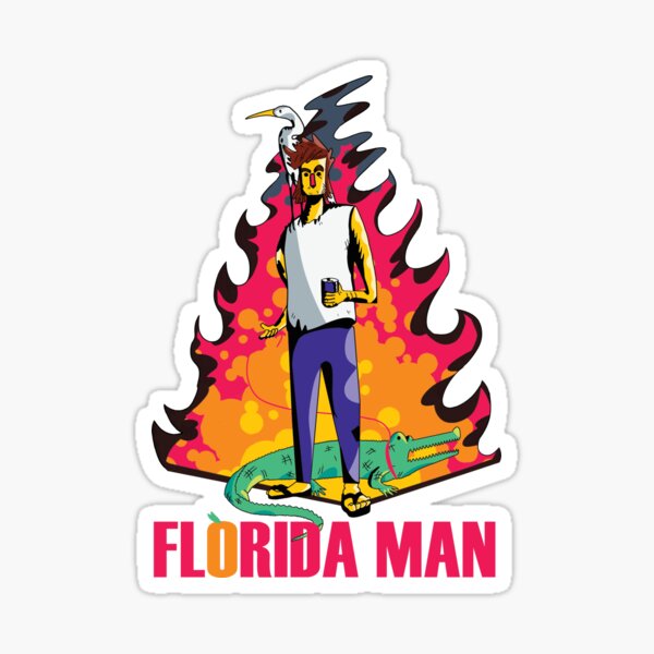 Florida Man Sticker