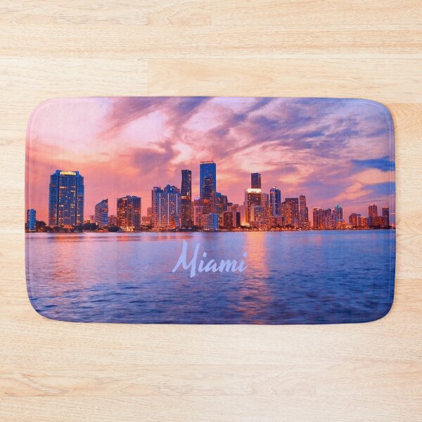 Item preview, Miami Beach Florida City Skyline designed and sold by mwagie.