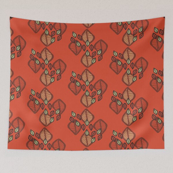 Item preview,  Red African Leaves  designed and sold by GrimalkinStudio.