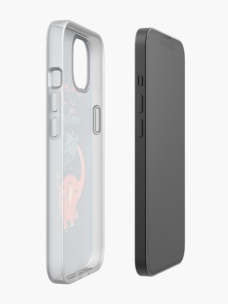 Alternate view of Enjoy the Moment iPhone Case