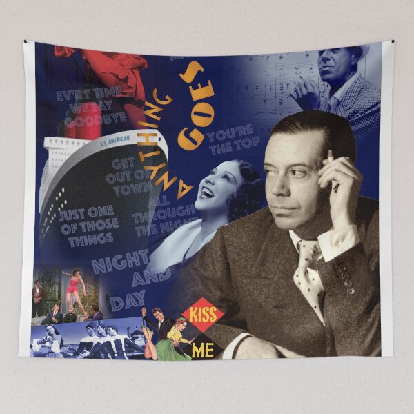 Item preview, Cole Porter Collage Portrait designed and sold by STYLE + EXPRESSION.