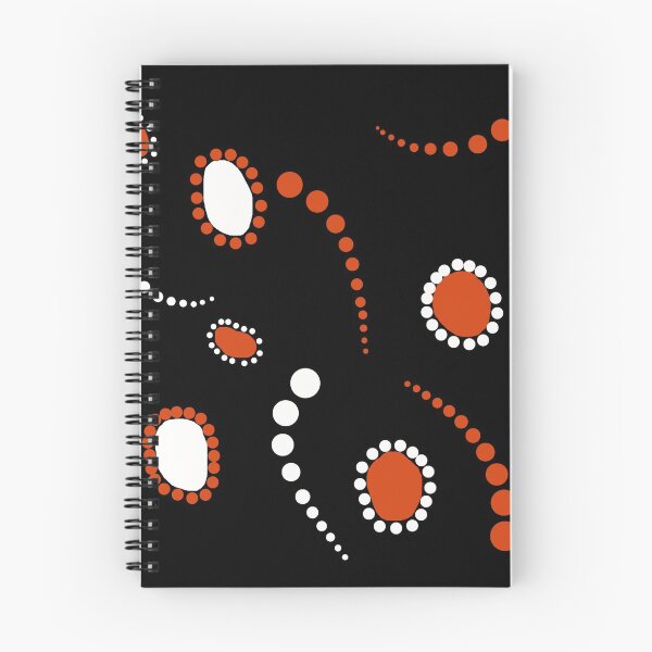 Item preview, Dreamtime In Black and Red designed and sold by GrimalkinStudio.
