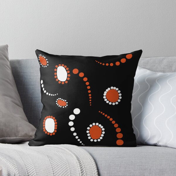 Item preview, Dreamtime In Black and Red designed and sold by GrimalkinStudio.