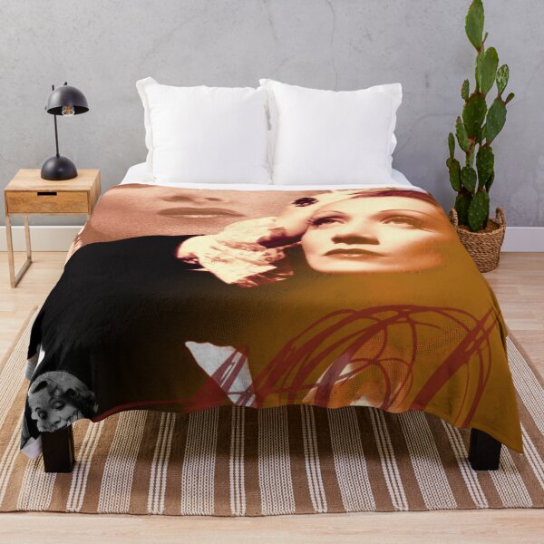 Item preview, Marlene Dietrich Portrait Collage 3 designed and sold by STYLE + EXPRESSION.