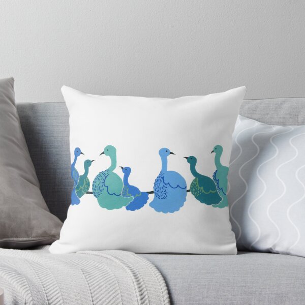 Item preview, Pájaros en un cable (azul) designed and sold by Becka Shaktman.