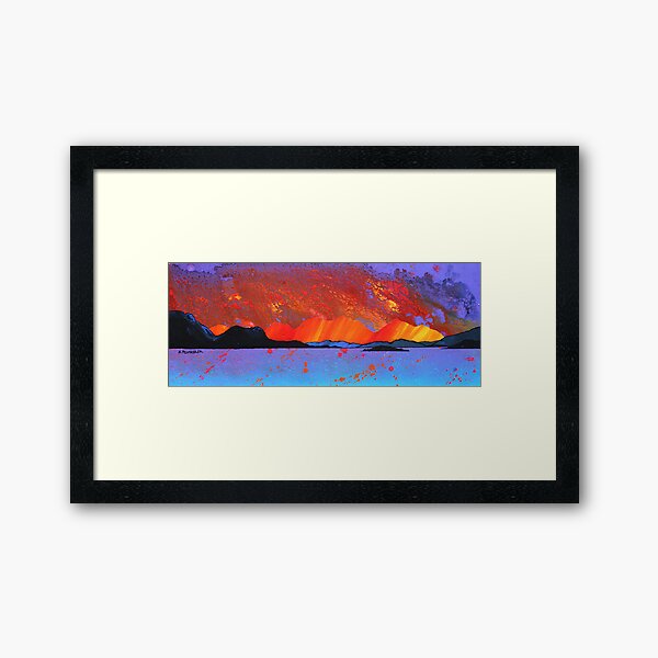 Item preview, Mull Hills Sunset From Oban Harbour, Argyll, Scotland. designed and sold by Andrew Peutherer.