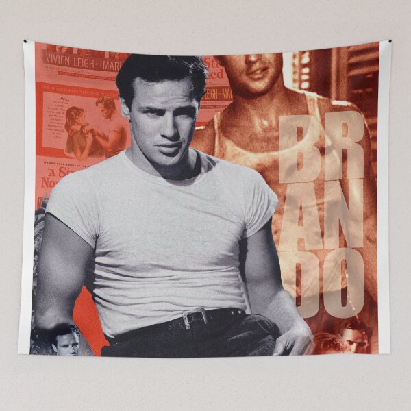 Item preview, Marlon Brando Portrait Collage 1 designed and sold by STYLE + EXPRESSION.